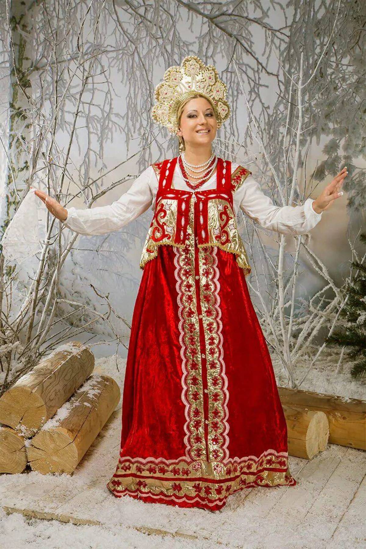 Girls in Slavic costumes in Islamabad